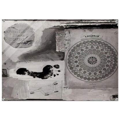 SHOULD LOVE COME FIRST 1951 - Robert Rauschenberg Acrylic Print - 70x100 cm / 28x40″ inches