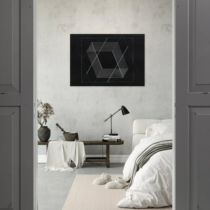 F NO 13 MULTI MOBILE 1952 - Josef Albers Brushed Aluminum Print - 70x100 cm / 28x40 inches | Josef Albers Aluminum Print | Josef Albers Prints