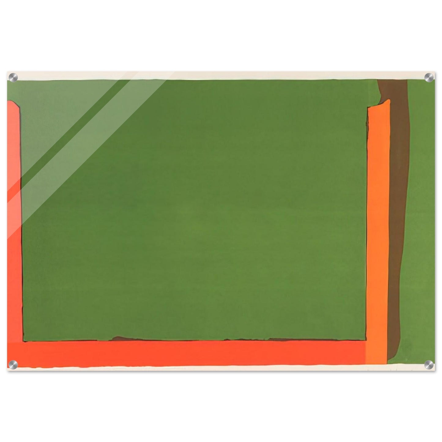 Untitled Litograph - Color Field Painting - John Hoyland Acrylic Print - 70x100 cm / 28x40″ inches