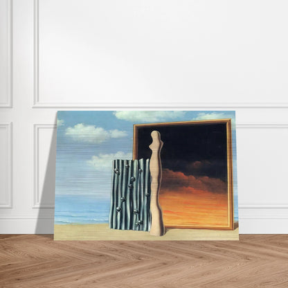 COMPOSITION ON A SEASHORE 1935 - Rene Magritte Brushed Aluminum Print - 70x100 cm / 28x40 inches | Rene Magritte Aluminum Print | Rene Magritte Prints