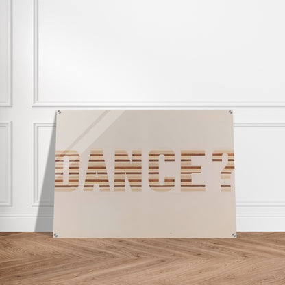 DANCE 1973 0 - Edward Ruscha Acrylic Print - 70x100 cm / 28x40″ inches