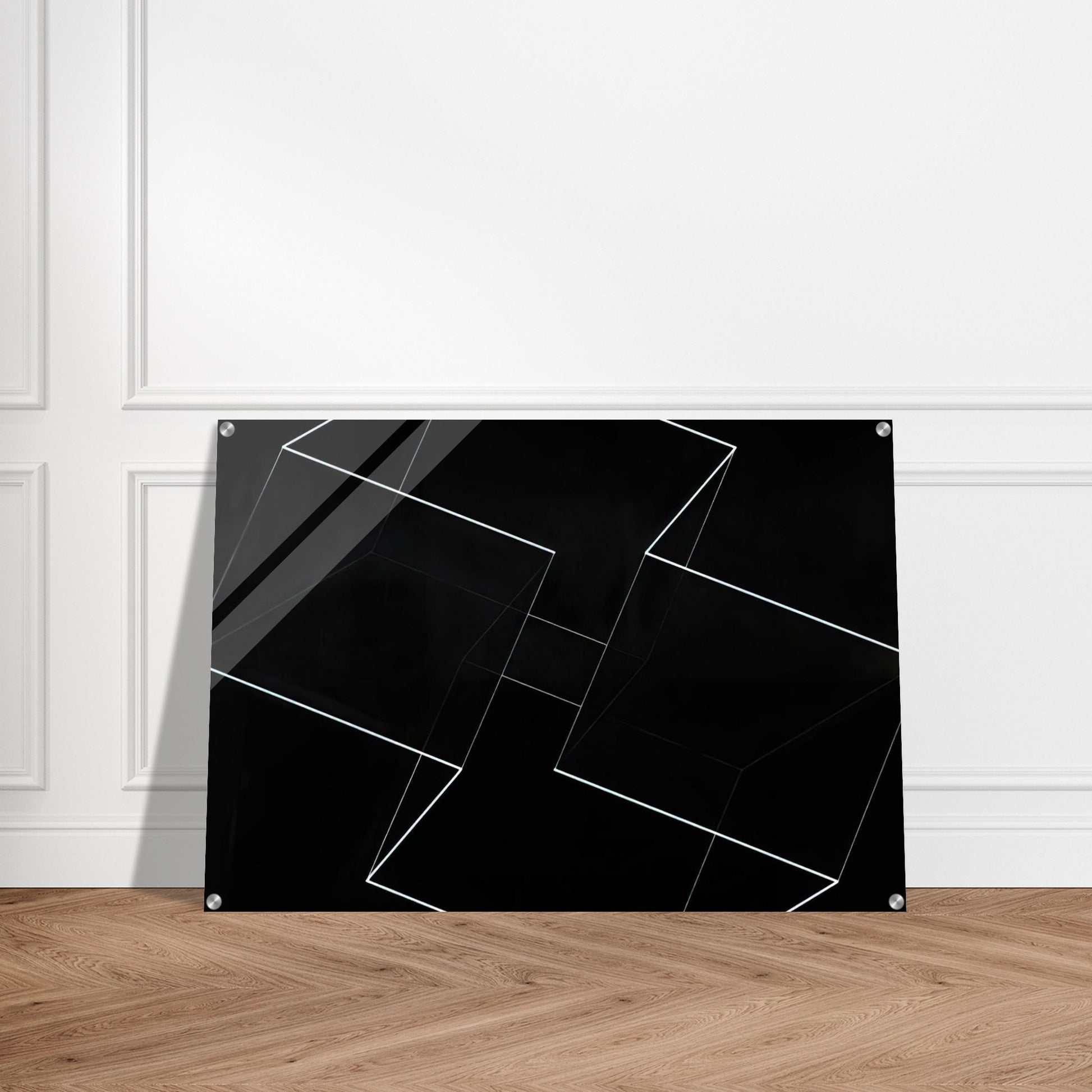 STRUCTURAL CONSTELLATION ALPHA 1954 - Josef Albers Acrylic Print - 70x100 cm / 28x40″ inches