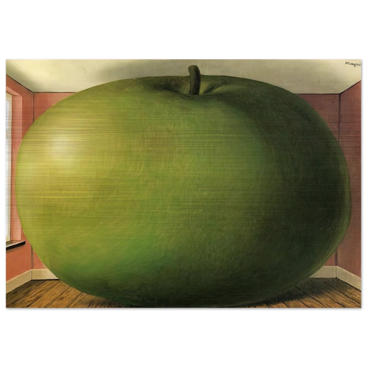 THE LISTENING ROOM 1952 - Rene Magritte Brushed Aluminum Print - 70x100 cm / 28x40 inches | Rene Magritte Aluminum Print | Rene Magritte Prints