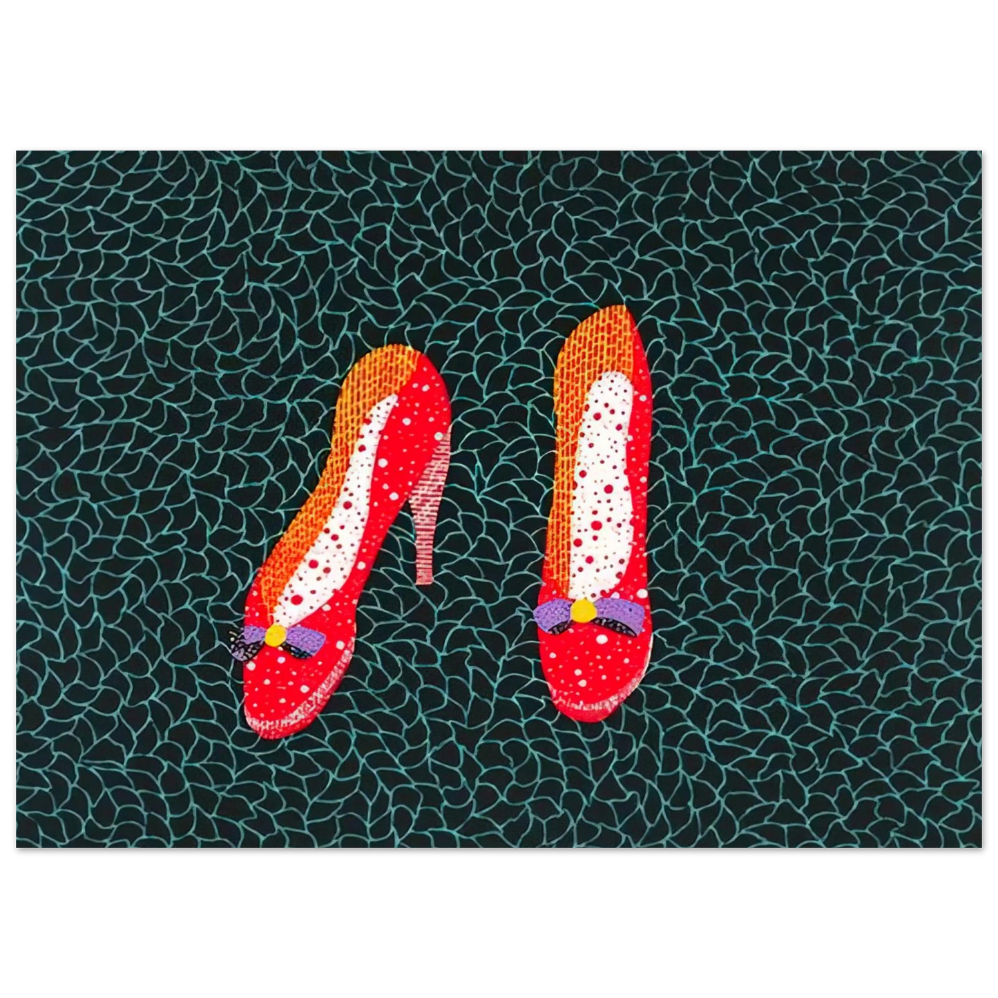 Yayoi Kusama - SHOES 1985 Fine Art Poster
