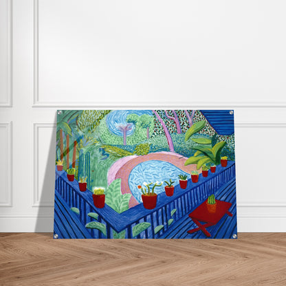 David Hockney - David Hockney Acrylic Print - 70x100 cm / 28x40″ inches | David Hockney Art | Artwork by David Hockney
