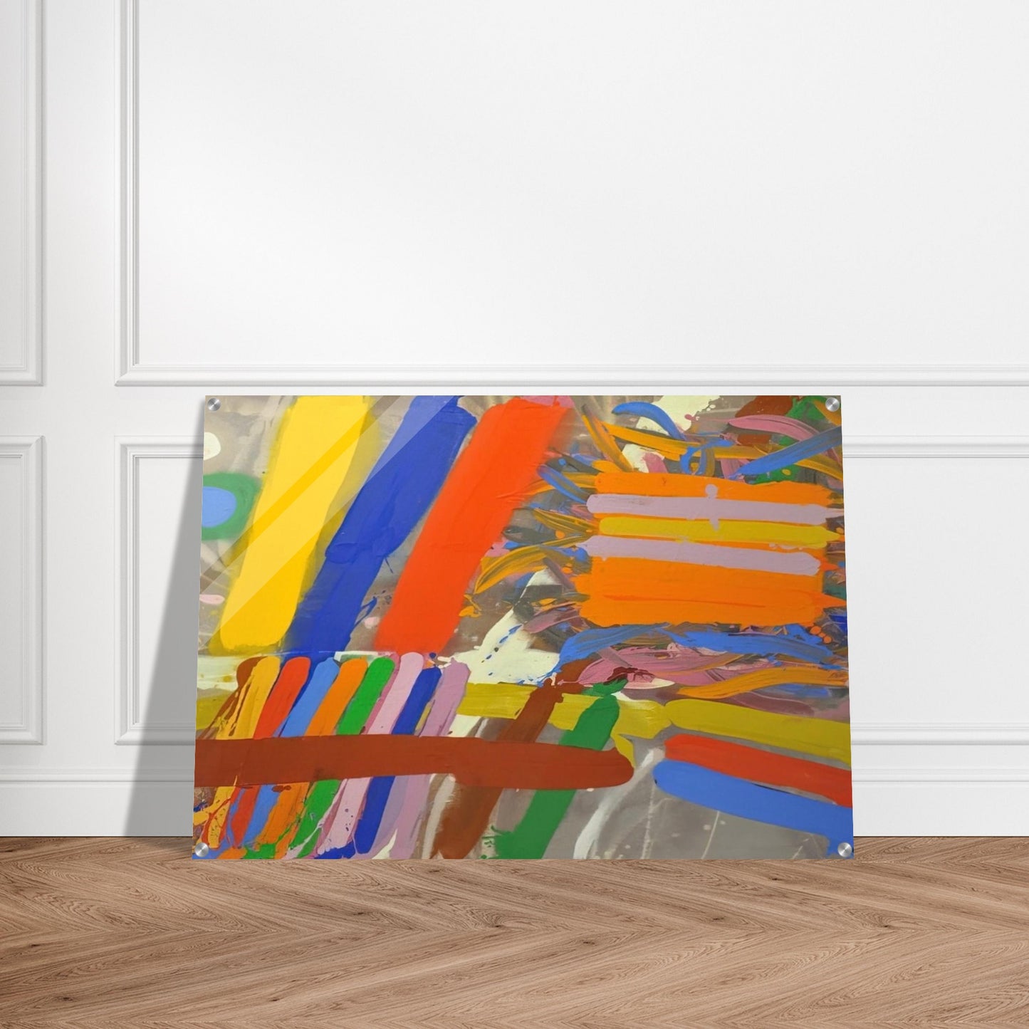 Woolhara - 1986 - Albert Irvin Acrylic Print - 70x100 cm / 28x40″ inches | Albert Irvin Wall Art | Albert Irvin Prints