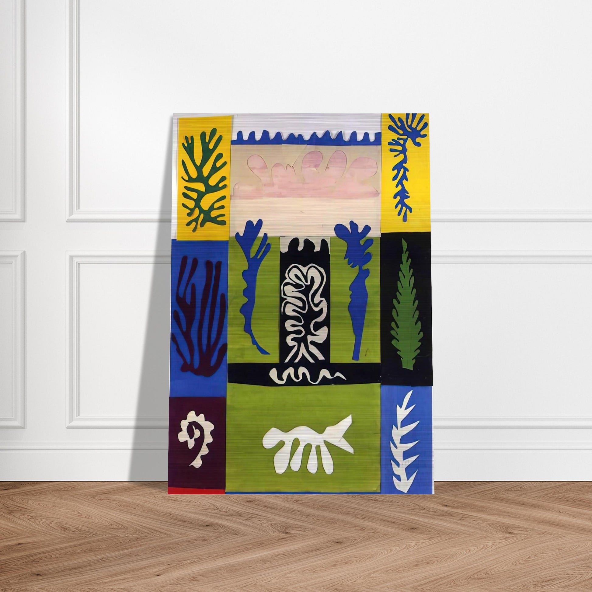 CUT OUTS 5 - Henri Matisse Brushed Aluminum Print - 70x100 cm / 28x40 inches | Henri Matisse Aluminum Print | Henri Matisse Prints