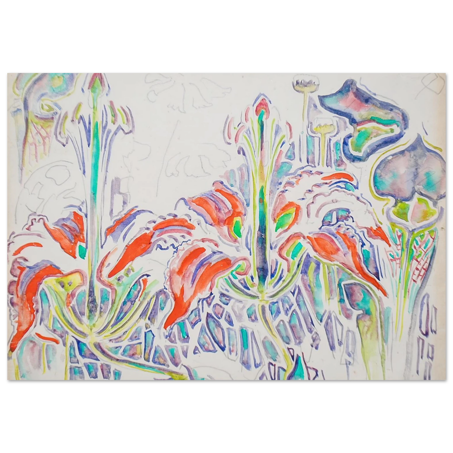 Walter Inglis Anderson - Walter Anderson Wall art - 13x18 cm / 5x7 inches - Fine Art Poster-canvas - -