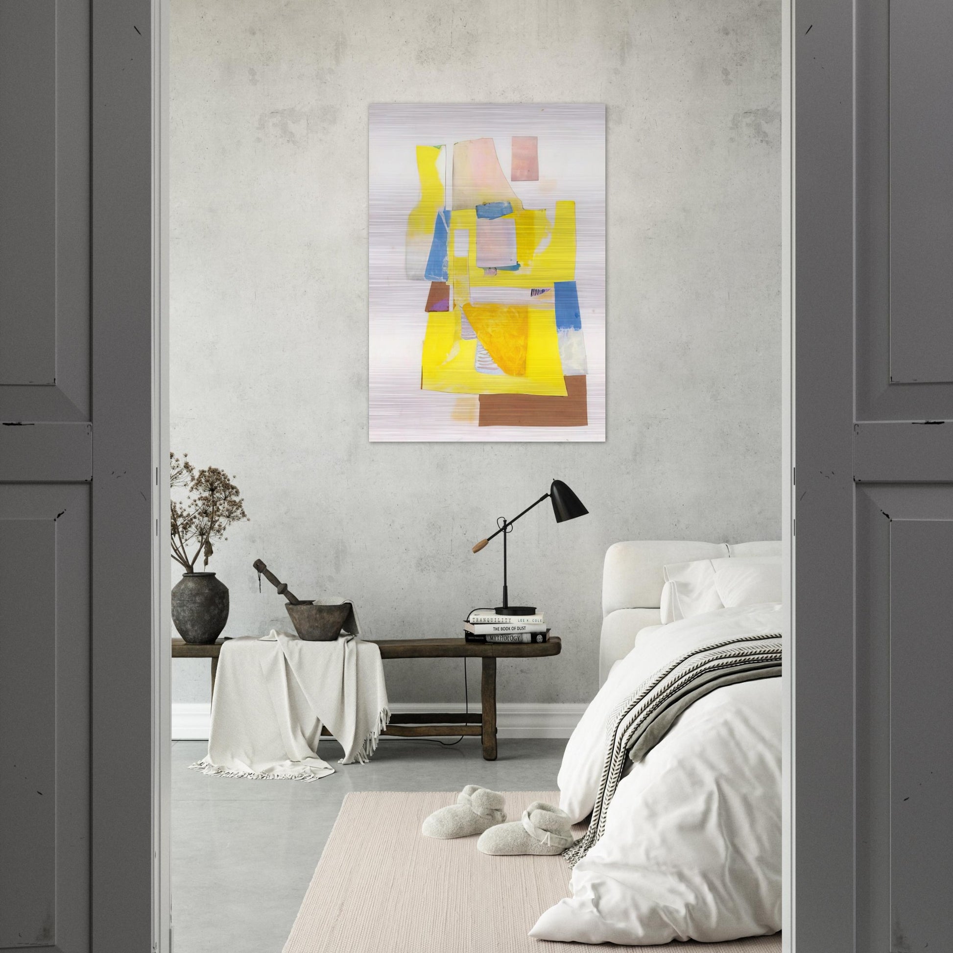 Sem título - Lyrical Abstraction - Menez Brushed Aluminum Print - 70x100 cm / 28x40 inches | Menez Aluminum Print | Menez Prints