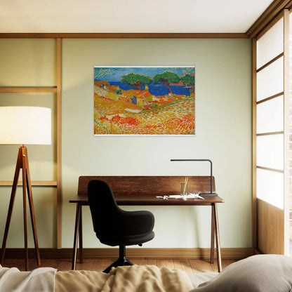 VIEW OF COLLIOURE 1905 - Andre Derain Brushed Aluminum Print - 70x100 cm / 28x40 inches | Andre Derain Aluminum Print | Andre Derain Prints