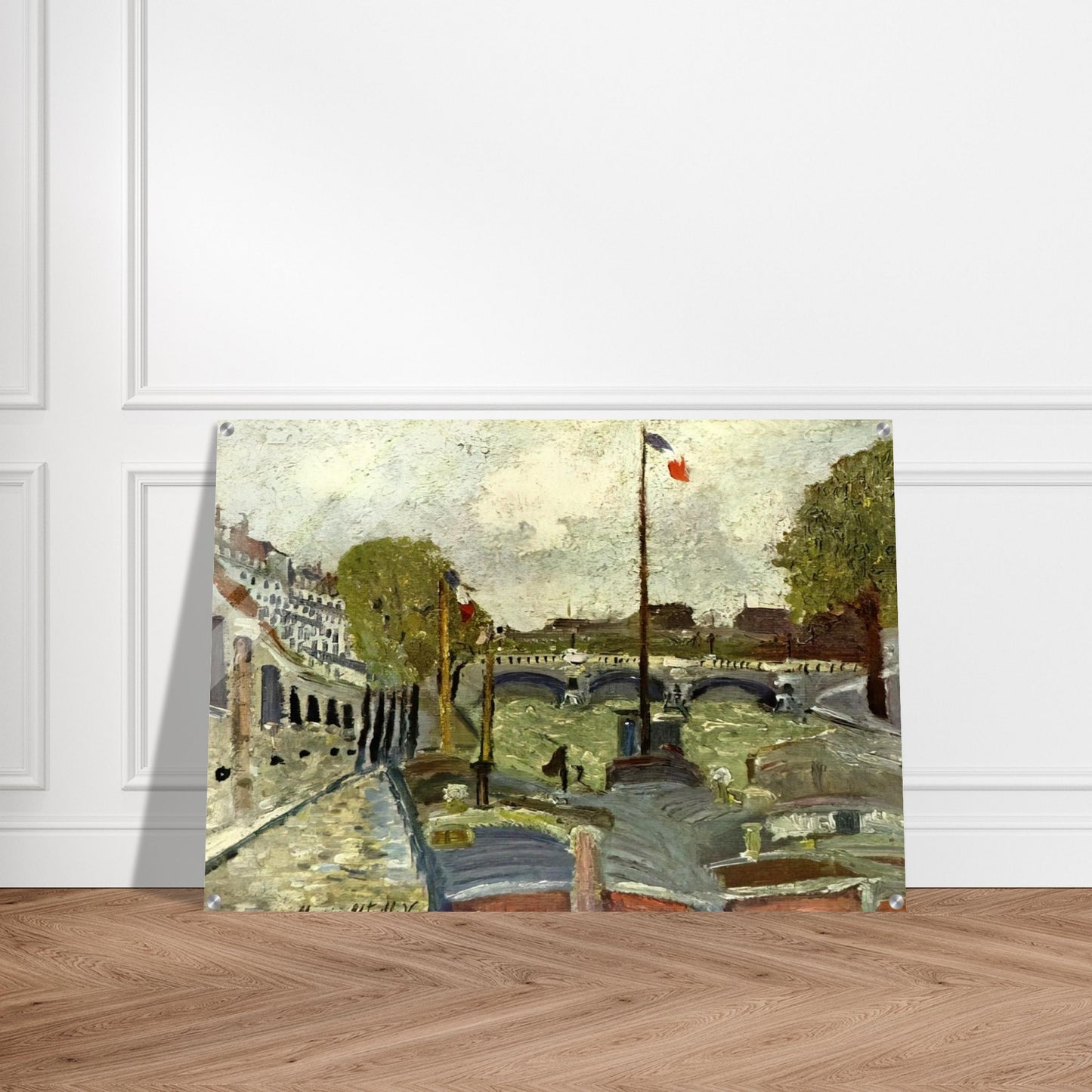 NINE - Maurice Utrillo Acrylic Print - 70x100 cm / 28x40″ inches