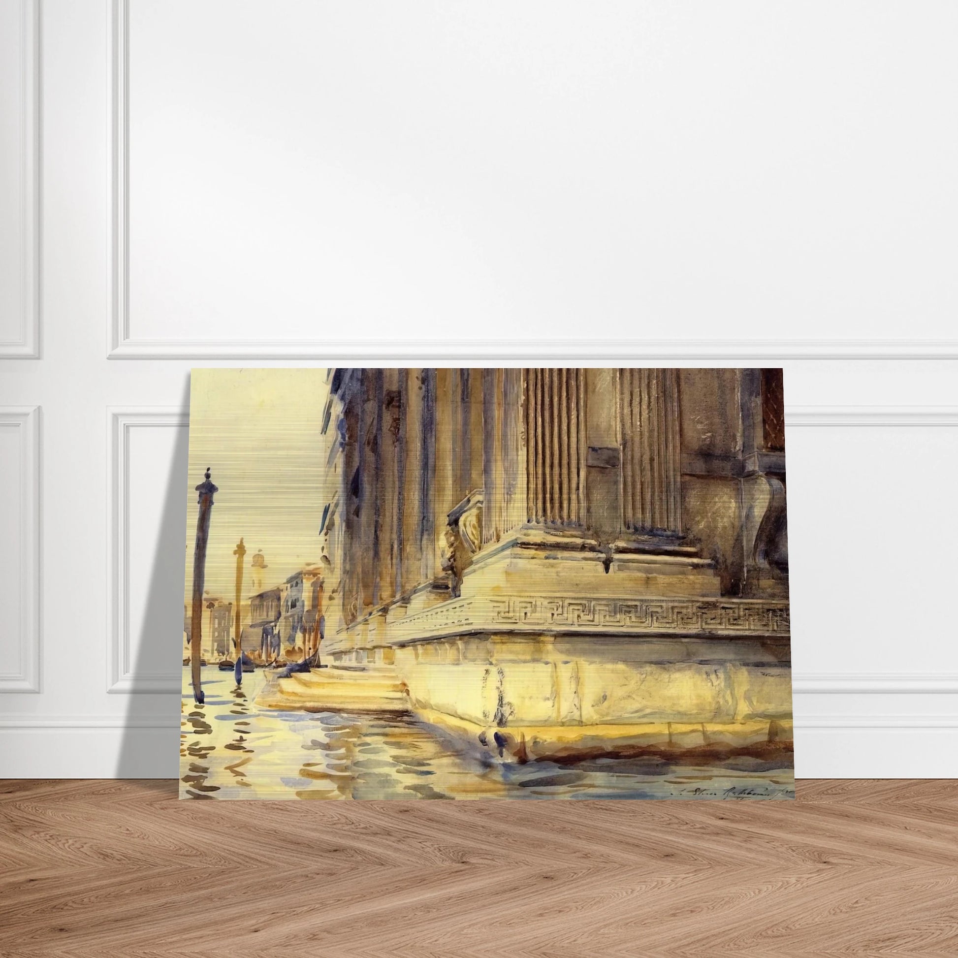 Palazzo Grimani - John Singer Sargent Brushed Aluminum Print - 70x100 cm / 28x40 inches | John Singer Sargent Aluminum Print | John Singer Sargent Prints