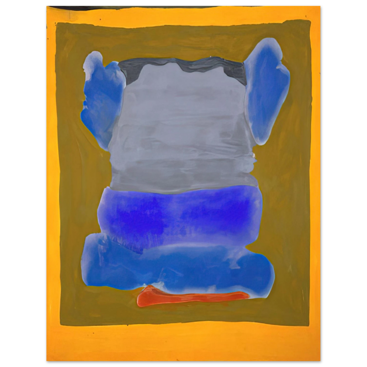 Helen Frankenthaler - Buddha s Court - 1964 Wall art - 30x40 cm / 12x16 inches - Fine Art Poster-canvas - -