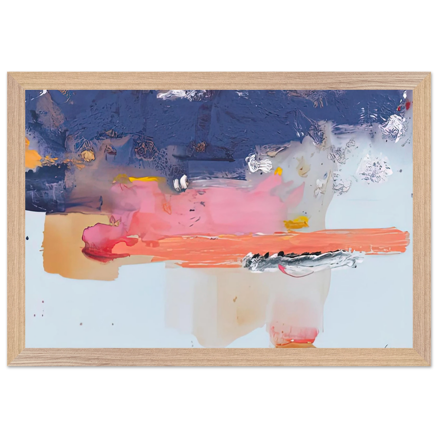 Helen Frankenthaler - Western Roadmap, 1991- Wall Art - 28x40 inches / 70x70 cm - Canvas (Imperial)-canvas - -