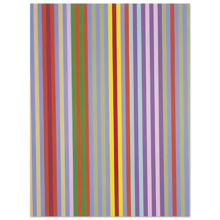 Gene Davis - Sweet Carburetor - 1969  75x100 cm / 30x40inches Fine Art Poster