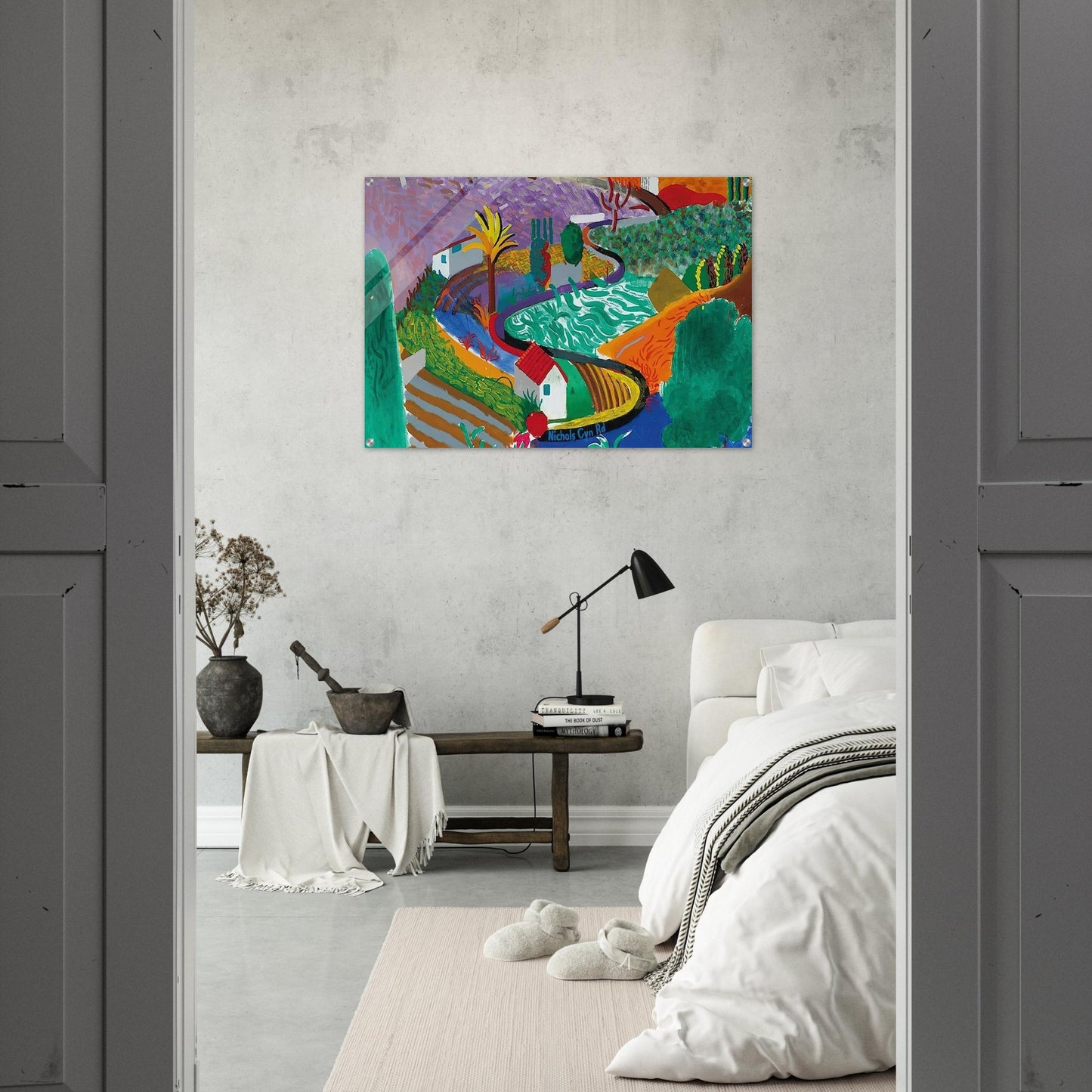 David Hockney - David Hockney Acrylic Print - 70x100 cm / 28x40″ inches | David Hockney Wall Art | David Hockney Prints