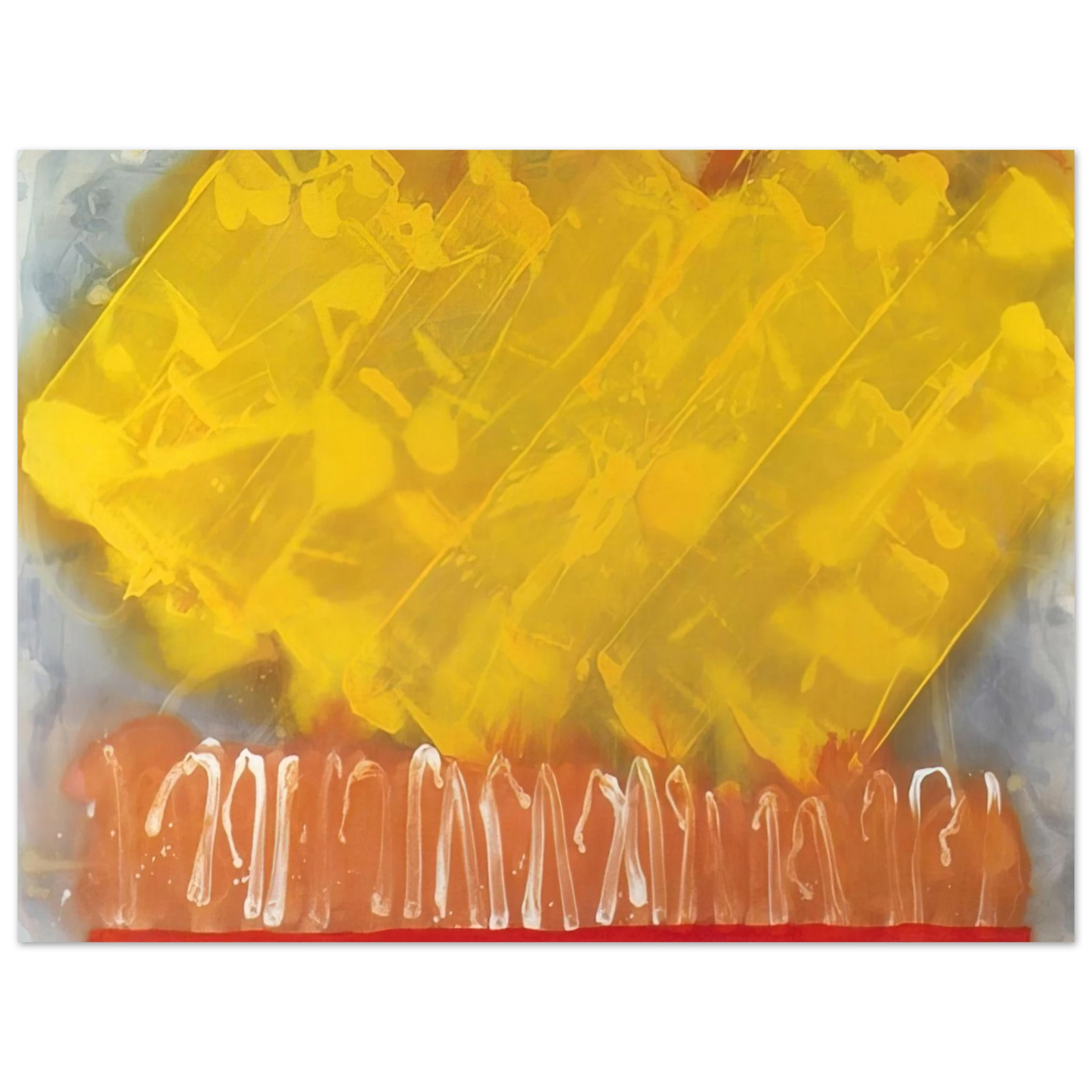 Albert Irvin - Cathay - 1979  75x100 cm / 30x40inches Fine Art Poster