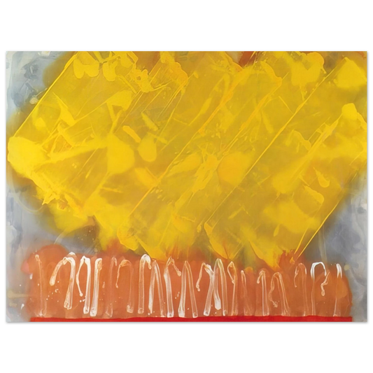 Albert Irvin - Cathay - 1979  75x100 cm / 30x40inches Fine Art Poster