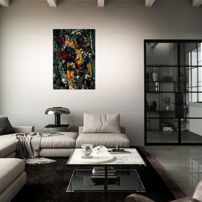 NUMBER 3 1948 - Jackson Pollock Brushed Aluminum Print - 70x100 cm / 28x40 inches | Jackson Pollock Aluminum Print | Jackson Pollock Prints