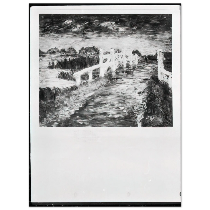 Emil Nolde - Maruchbrucke  75x100 cm / 30x40inches Fine Art Poster