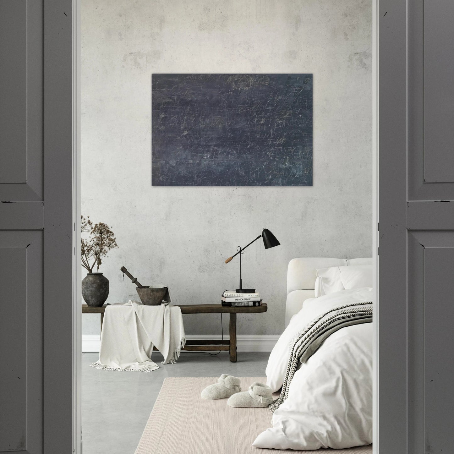Panorama - Cy Twombly Brushed Aluminum Print - 70x100 cm / 28x40 inches | Cy Twombly Aluminum Print | Cy Twombly Prints