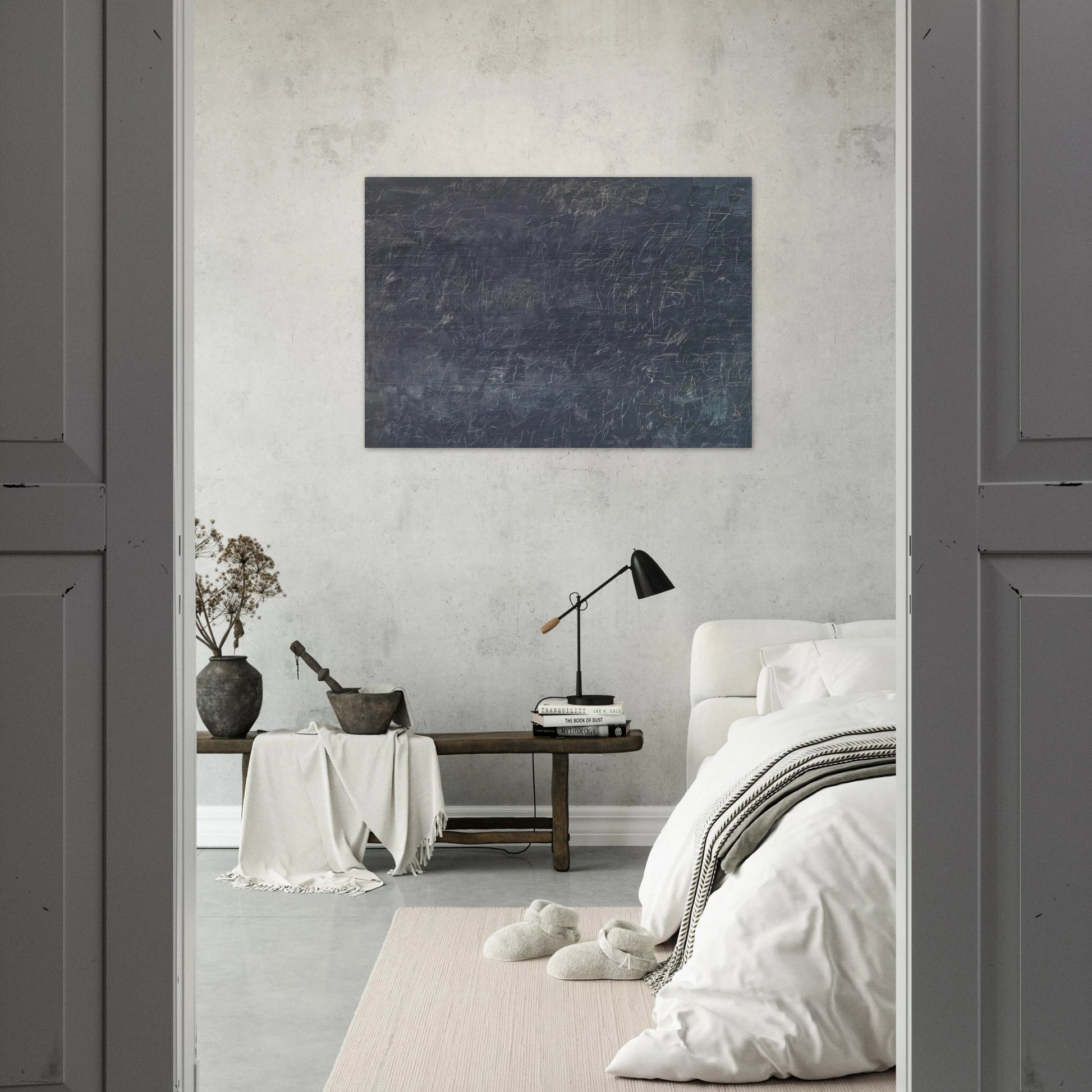 Panorama - Cy Twombly Brushed Aluminum Print - 70x100 cm / 28x40 inches | Cy Twombly Aluminum Print | Cy Twombly Prints