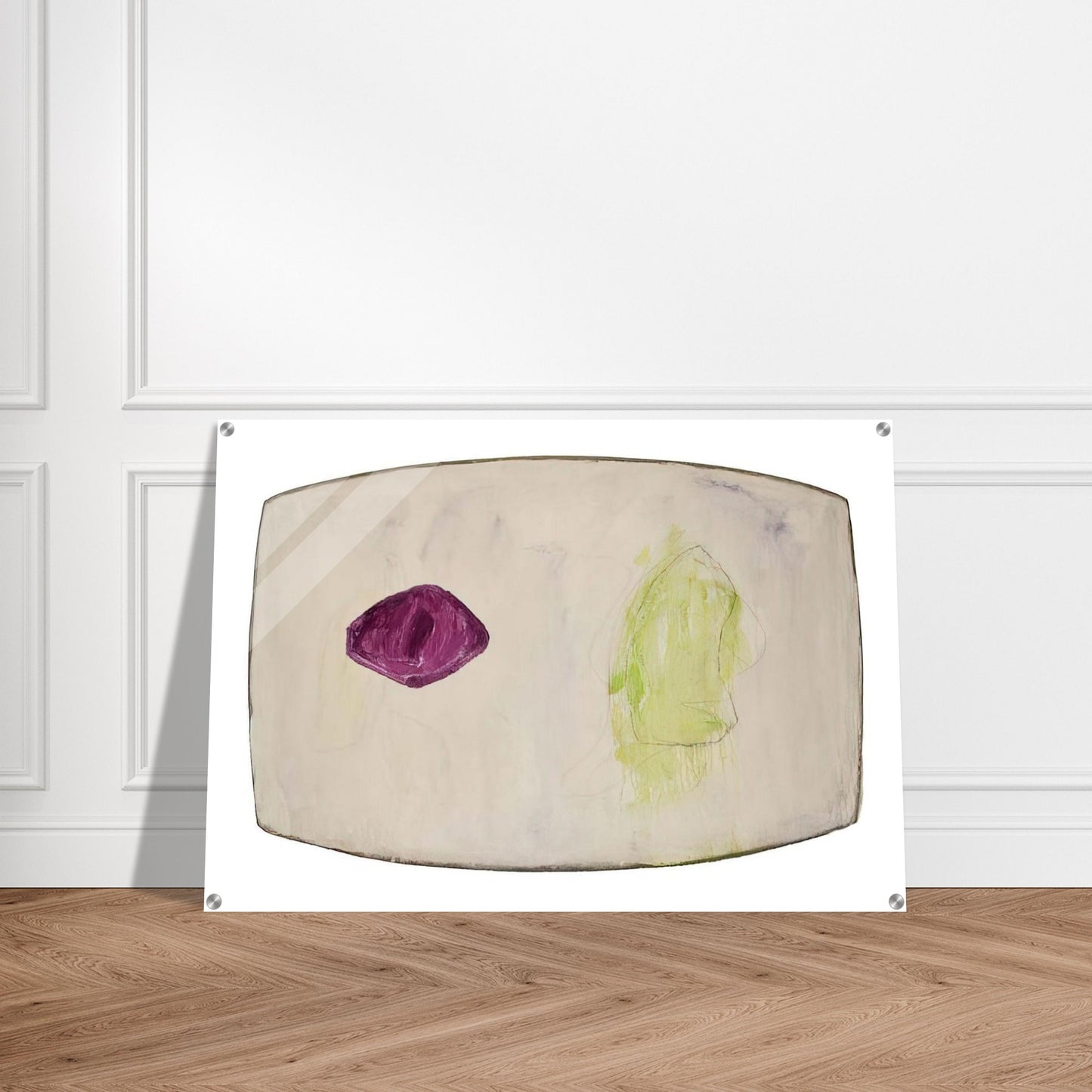 Treasure Island - 2012 - Ron Gorchov Acrylic Print - 70x100 cm / 28x40″ inches