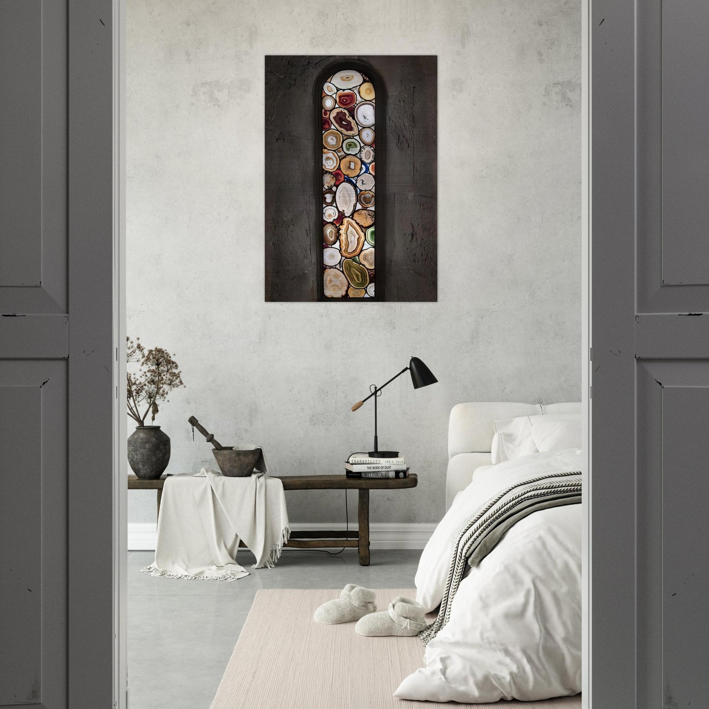 AHATFENSTER 2009 0 - Sigmar Polke Brushed Aluminum Print - 70x100 cm / 28x40 inches | Sigmar Polke Aluminum Print | Sigmar Polke Prints