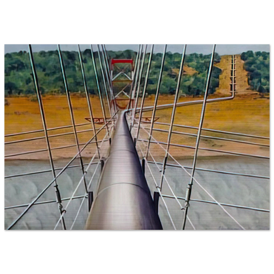Pipeline - 1955 - Clarence Holbrook Carter Brushed Aluminum Print - 70x100 cm / 28x40 inches | Clarence Holbrook Carter Aluminum Print | Clarence Holbrook Carter Prints