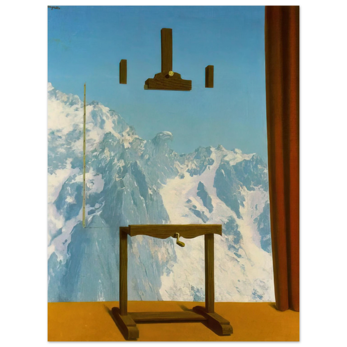 Rene Magritte - CALL OF PEAKS 1943  75x100 cm / 30x40inches Fine Art Poster