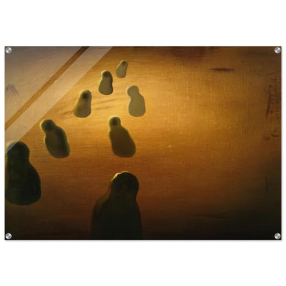 STUDY FOR DEOXYRIBONUCLEIC ACID ARABS - Salvador Dali Acrylic Print - 70x100 cm / 28x40″ inches