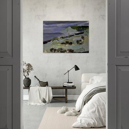 BOATS ON THE BEACH ETRETAT 1920 - Henri Matisse Brushed Aluminum Print - 70x100 cm / 28x40 inches | Henri Matisse Aluminum Print | Henri Matisse Prints