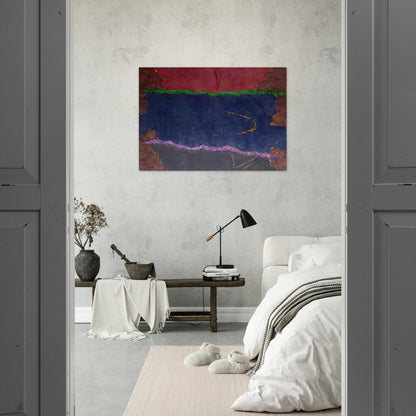Infinity Field, Lefkada Series - 1982 - Theodoros Stamos Brushed Aluminum Print - 70x100 cm / 28x40 inches | Theodoros Stamos Aluminum Print | Theodoros Stamos Prints