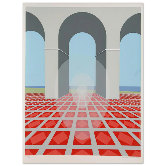 Clarence Holbrook Carter - Arches - 1979  75x100 cm / 30x40inches Fine Art Poster