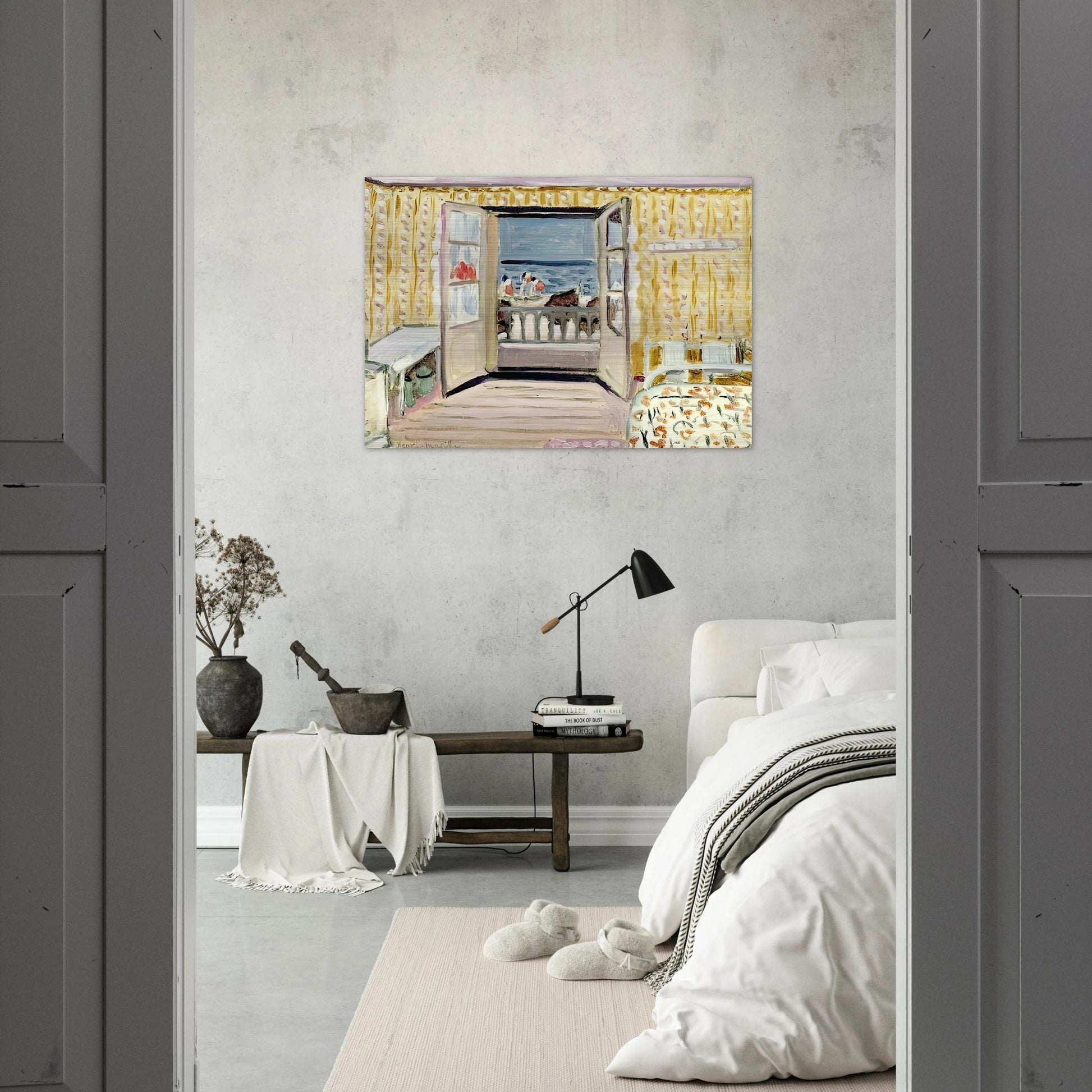INTERIOR JULY 14TH ETRETAT 1920 - Henri Matisse Brushed Aluminum Print - 70x100 cm / 28x40 inches | Henri Matisse Aluminum Print | Henri Matisse Prints