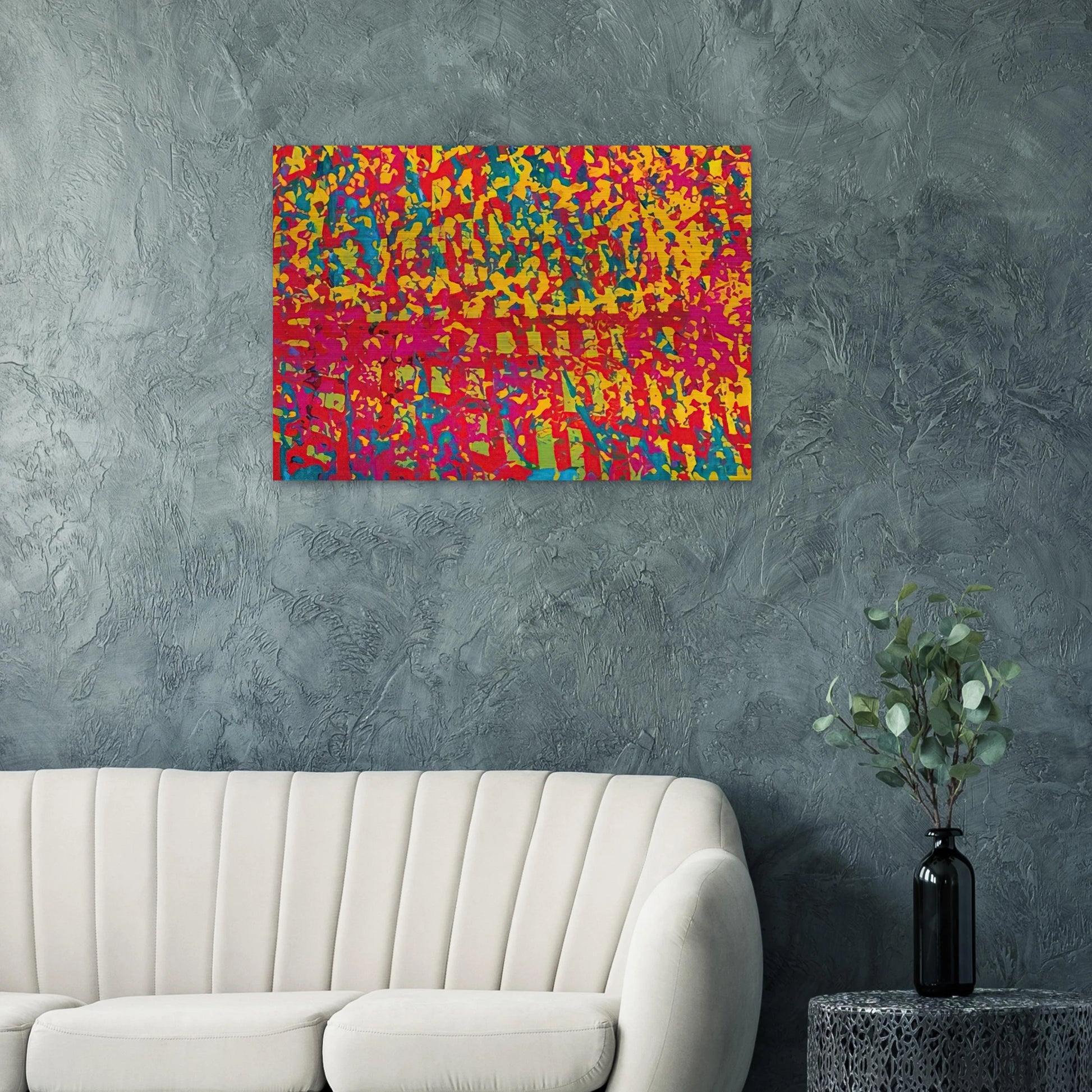 LUDORFF - Gerhard Richter Brushed Aluminum Print - 70x100 cm / 28x40 inches | Gerhard Richter Aluminum Print | Gerhard Richter Prints