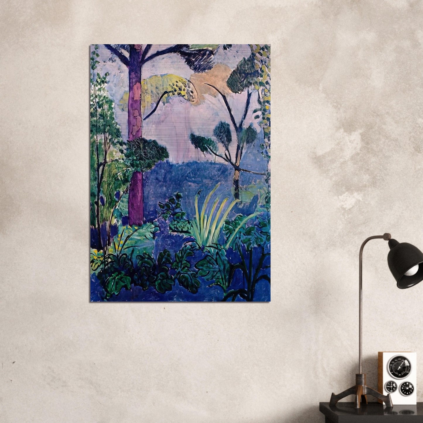 MOROCCAN LANDSCAPE - Henri Matisse Brushed Aluminum Print - 70x100 cm / 28x40 inches | Henri Matisse Aluminum Print | Henri Matisse Prints