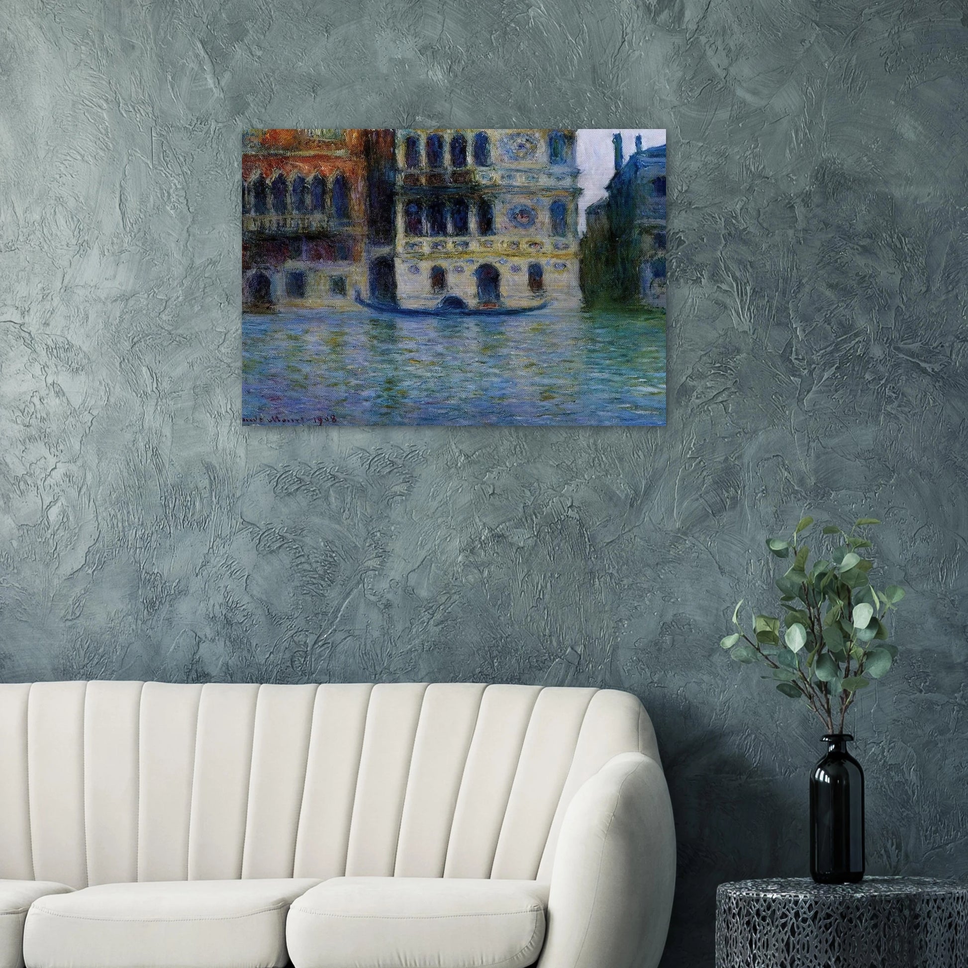 Palazzo Dario - claude monet Brushed Aluminum Print - 70x100 cm / 28x40 inches | claude monet Aluminum Print | claude monet Prints