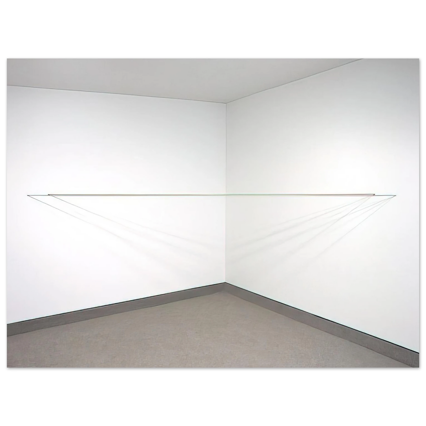 Fred Sandback - Untitled - 1972  75x100 cm / 30x40inches Fine Art Poster