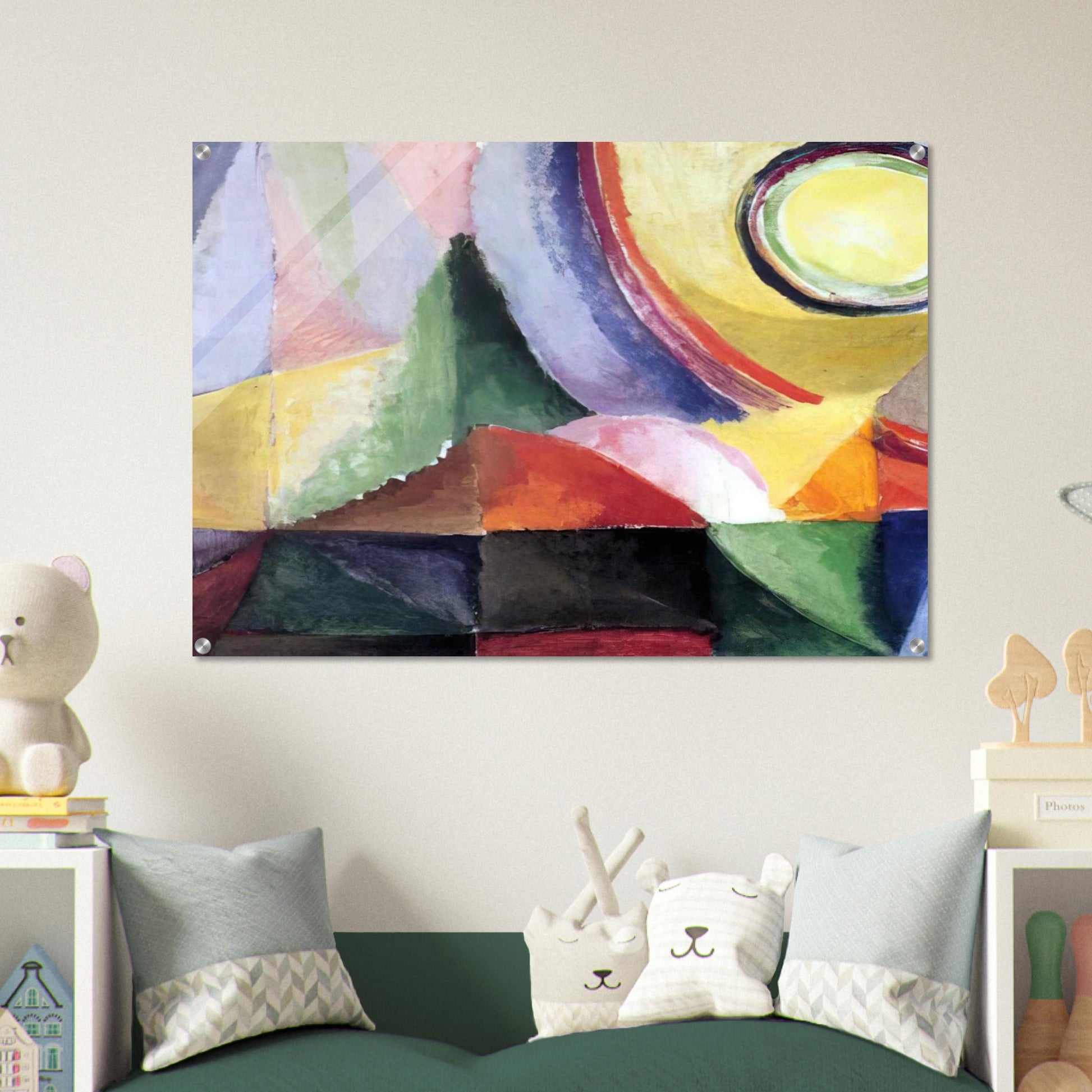 ELECTRIC PRISMS - Sonia Delaunay Acrylic Print - 70x100 cm / 28x40″ inches