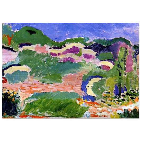 LES GENETS 1905 - Henri Matisse Brushed Aluminum Print - 70x100 cm / 28x40 inches | Henri Matisse Aluminum Print | Henri Matisse Prints