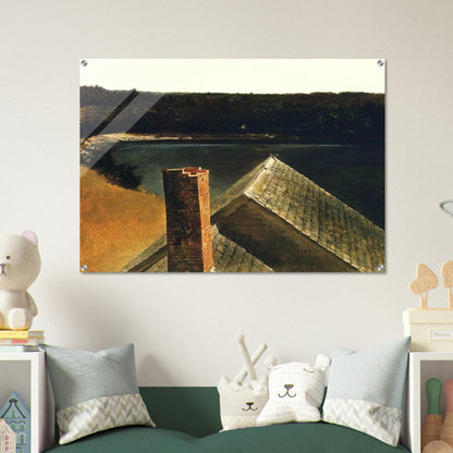 END OF OLSONS - Andrew Wyeth Acrylic Print - 70x100 cm / 28x40″ inches