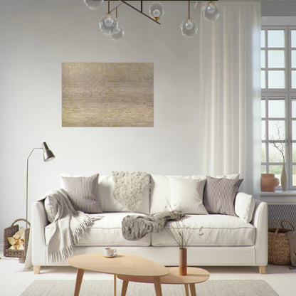 WHITE FLAG - Jasper Johns Brushed Aluminum Print - 70x100 cm / 28x40 inches | Jasper Johns Aluminum Print | Jasper Johns Prints