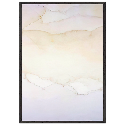 For Carmen - 1975 - Ronnie Landfield 70x100 cm / 28x40 inches Framed Art Print – Black Wooden Frame
