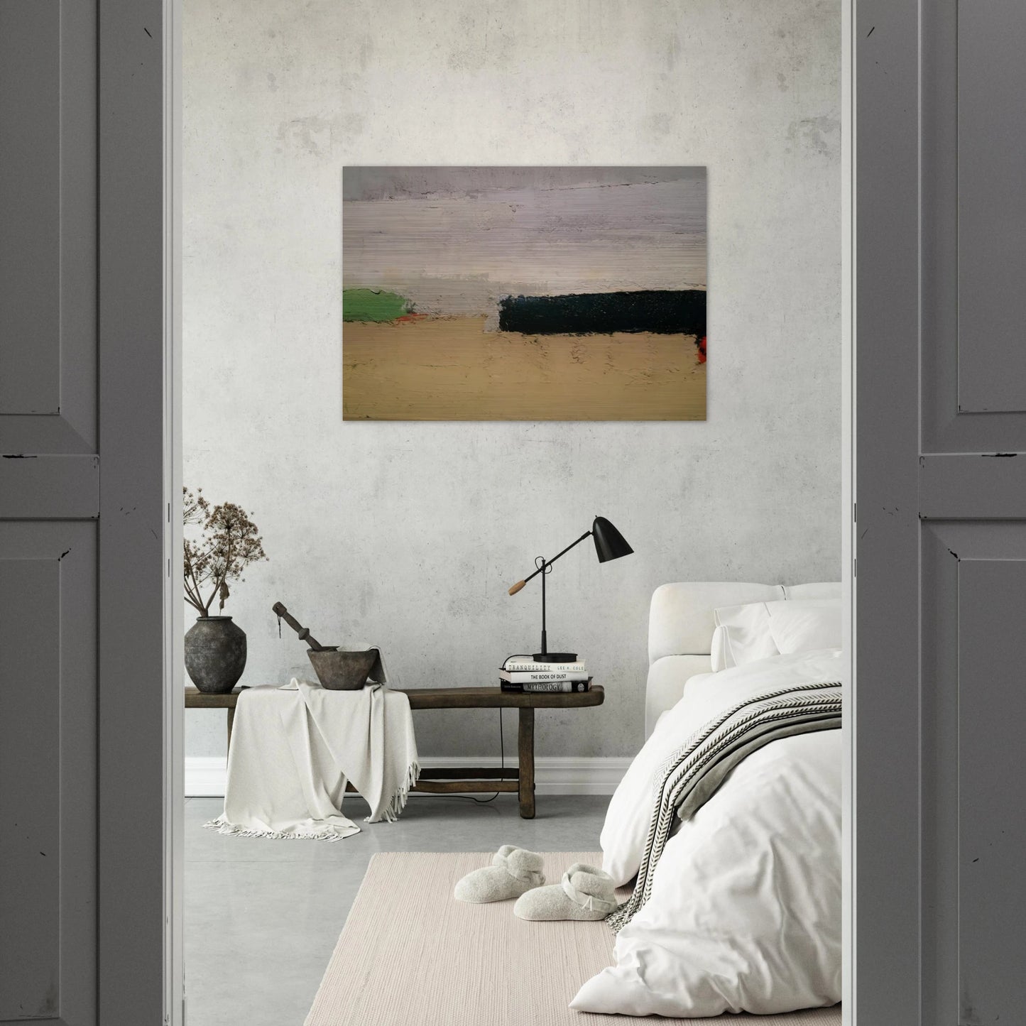 Paysage - 1952 - Nicolas de Stael Brushed Aluminum Print - 70x100 cm / 28x40 inches | Nicolas de Stael Aluminum Print | Nicolas de Stael Prints