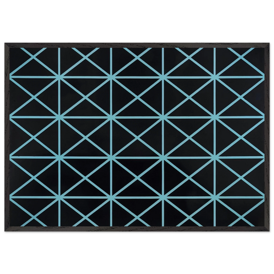 Ice Palace - 1970 - Jeremy Moon 70x100 cm / 28x40 inches Framed Art Print – Black Wooden Frame
