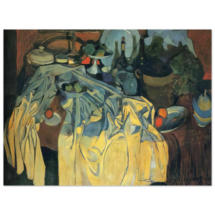 Andre Derain - STILL LIFE ON THE TABLE 1904  75x100 cm / 30x40inches Fine Art Poster