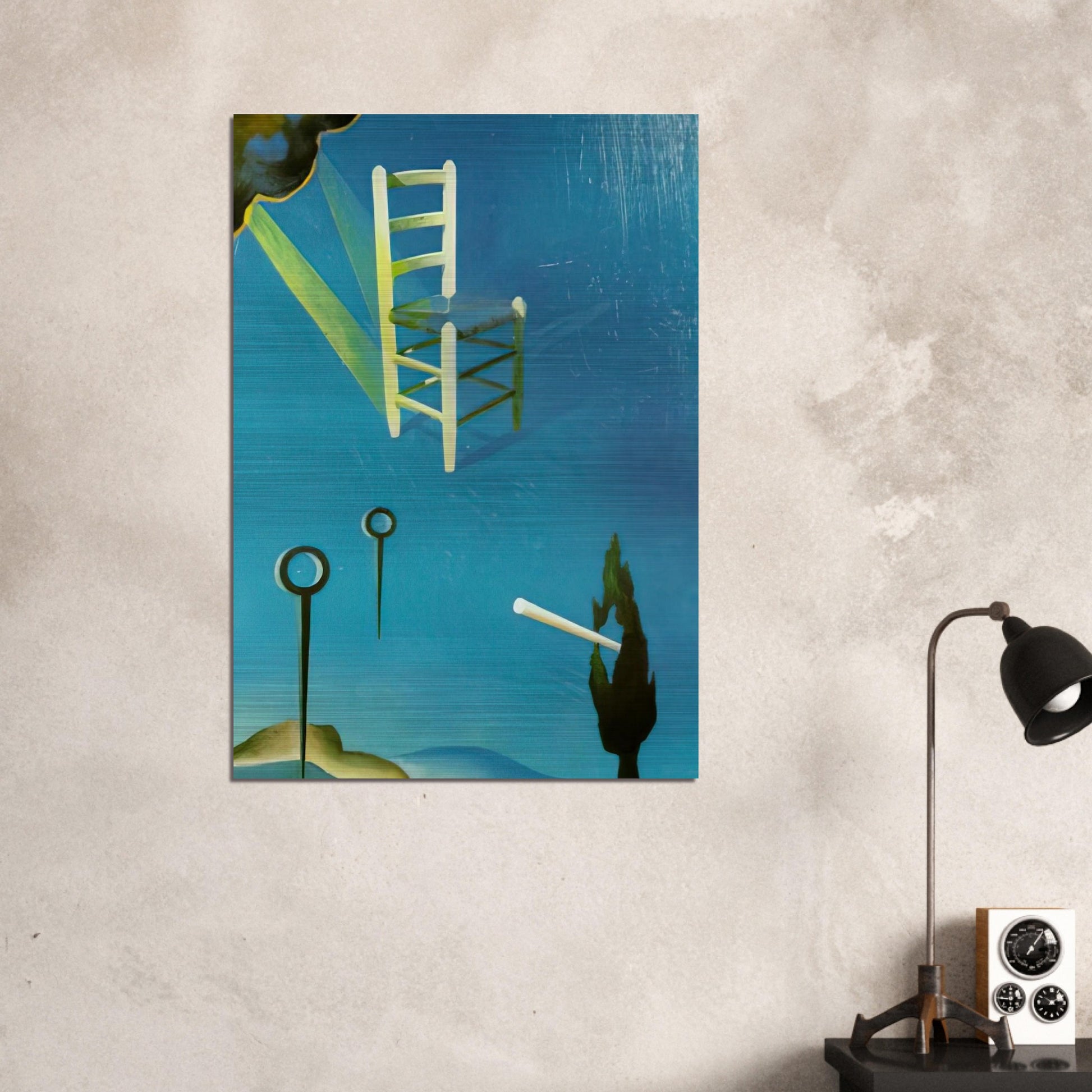 THE CHAIR 1 - Salvador Dali Brushed Aluminum Print - 70x100 cm / 28x40 inches | Salvador Dali Aluminum Print | Salvador Dali Prints