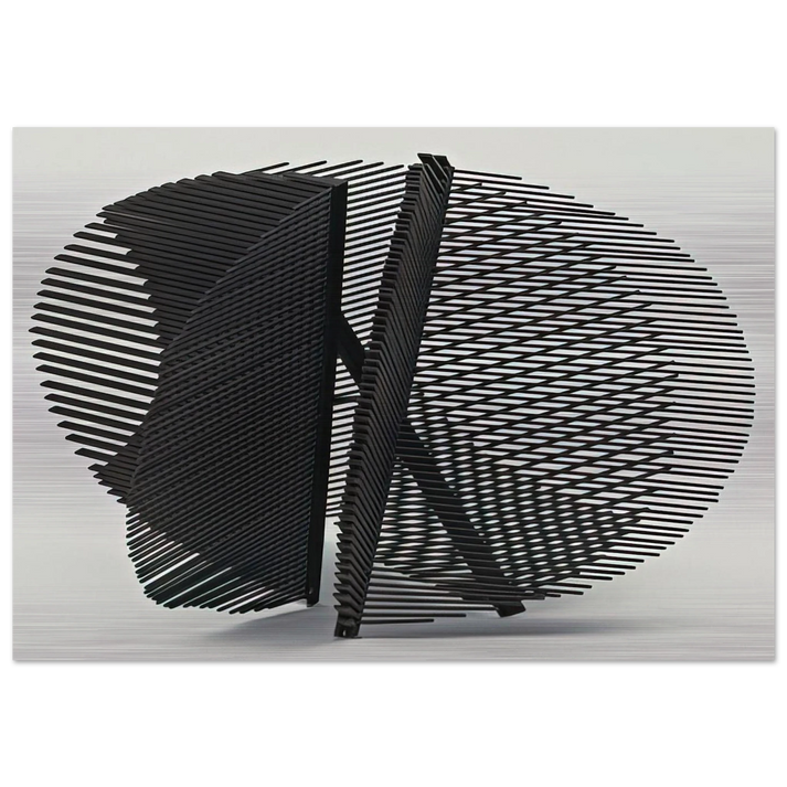 Esfera - 1959 - Gego Brushed Aluminum Print - 70x100 cm / 28x40 inches | Gego Aluminum Print | Gego Prints