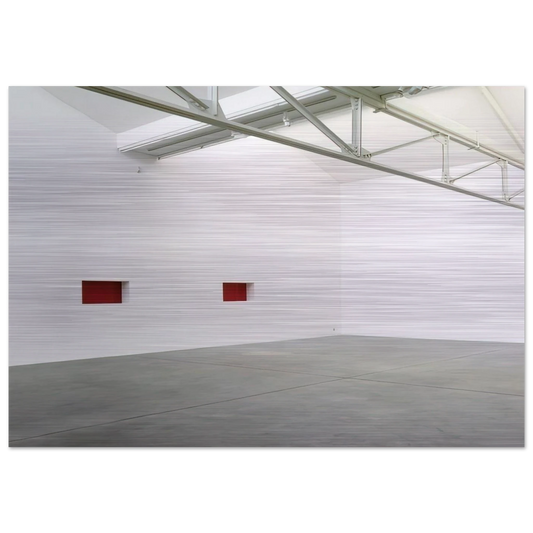 Untitled Wall Work - 1992 - Donald Judd Brushed Aluminum Print - 70x100 cm / 28x40 inches | Donald Judd Aluminum Print | Donald Judd Prints